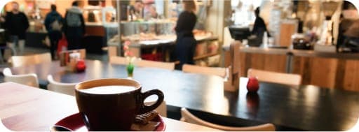 cover image for the achievement of increasing the customer unit price by 1,000 yen* in the co-working space with a cafe