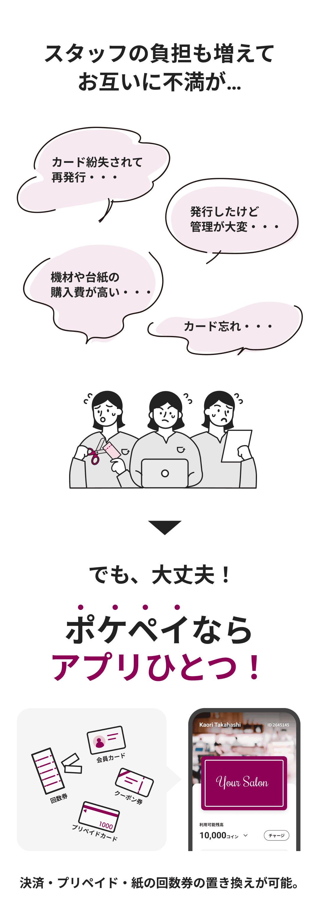 ビューティーサロンランディングページ画像