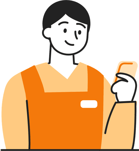 パソコン作業が苦手な方でもデザインされたアプリの画像