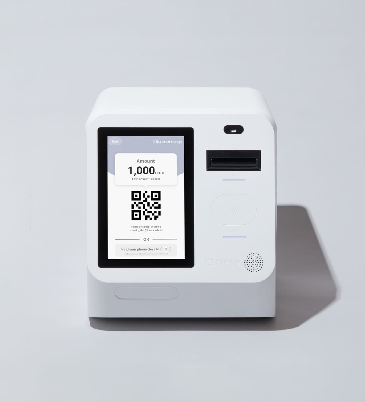 Pokepay self-developed and designed charge machine payspot image