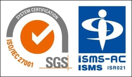 SGS ISO/IEC 27001 ISMS認証バッジ
